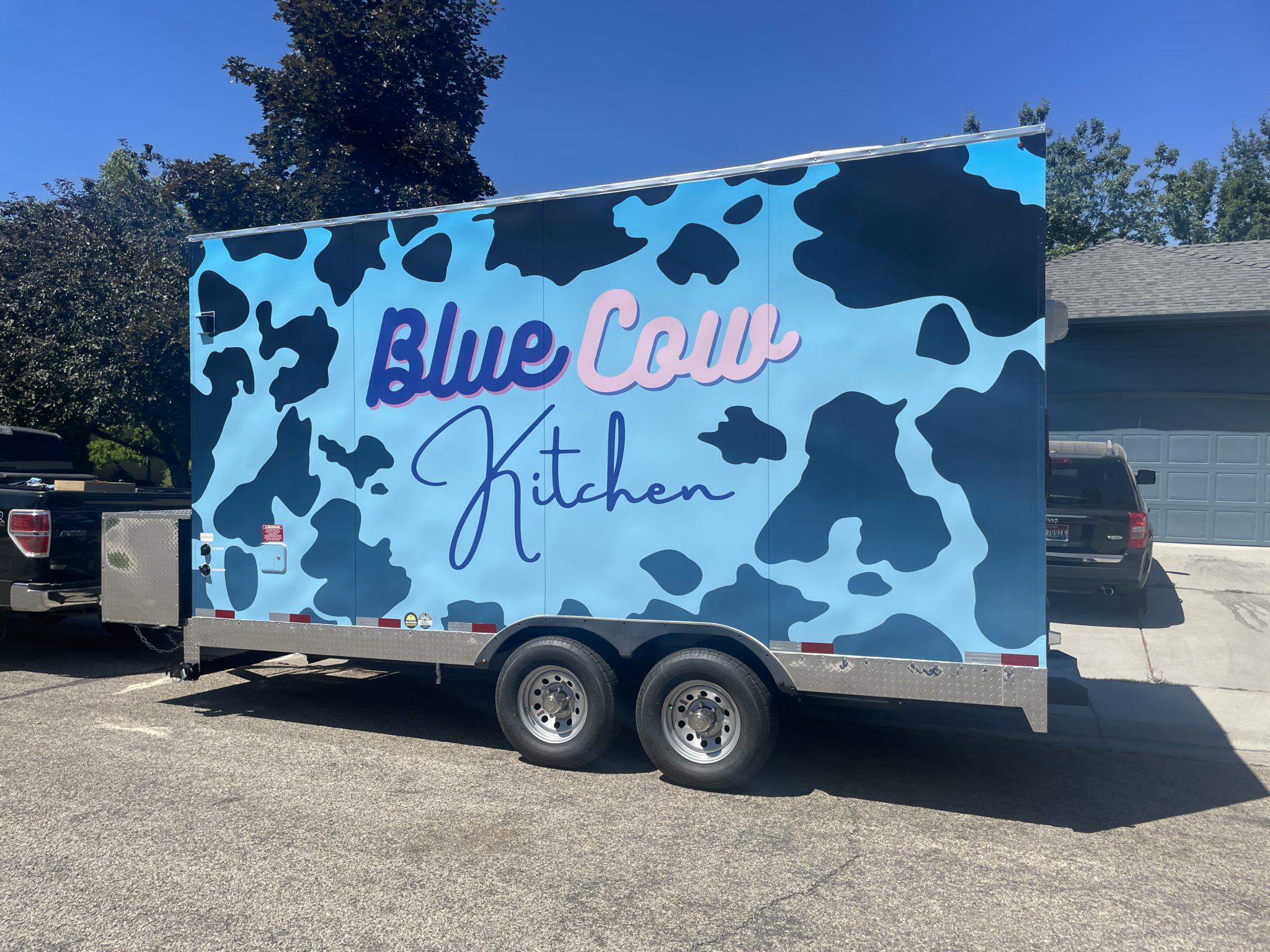Catering/Food Truck Blue Cow Frozen Yogurt